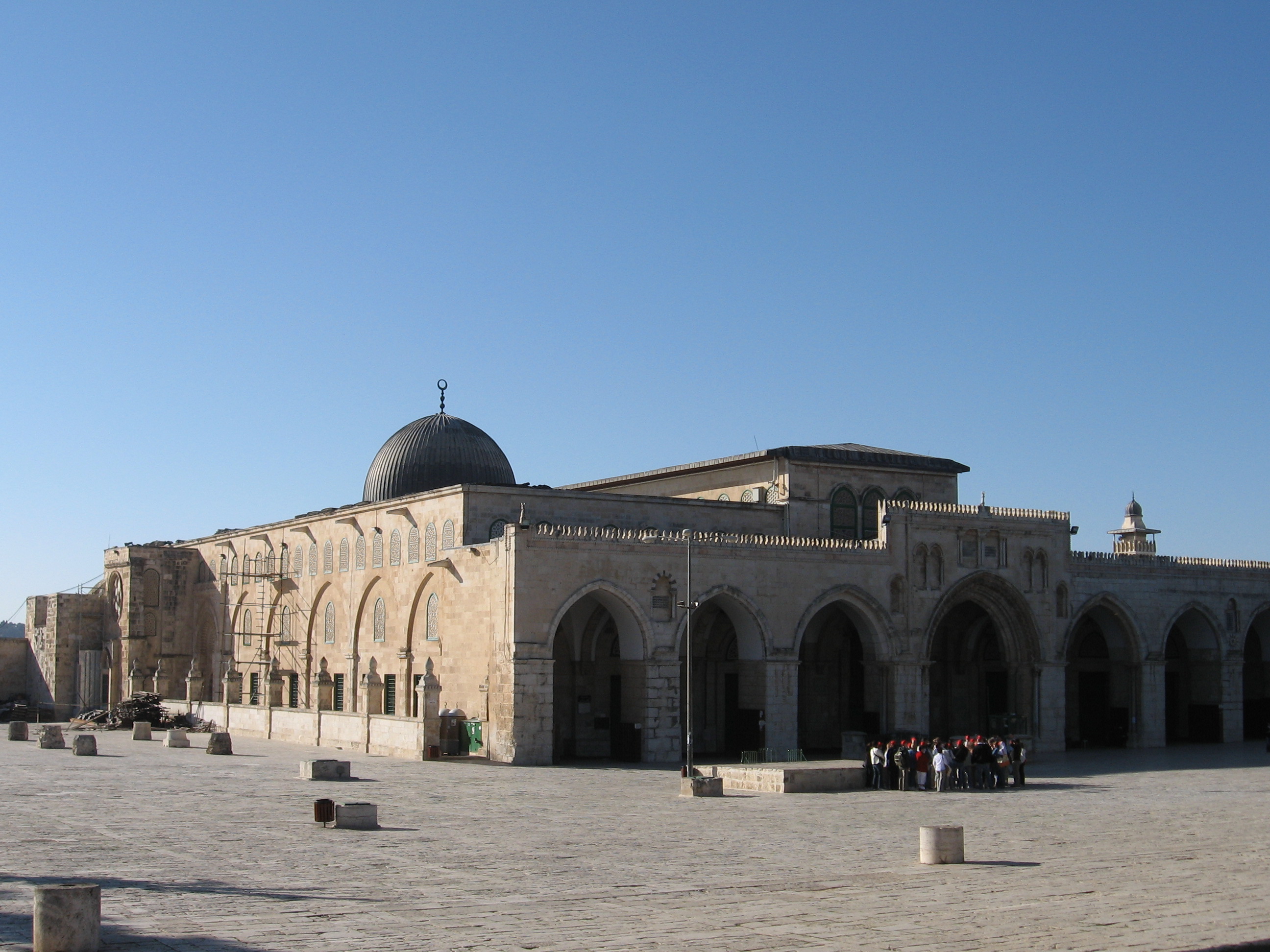 The Qibli prayer hall within Al-Masjid al-Aqsa compound