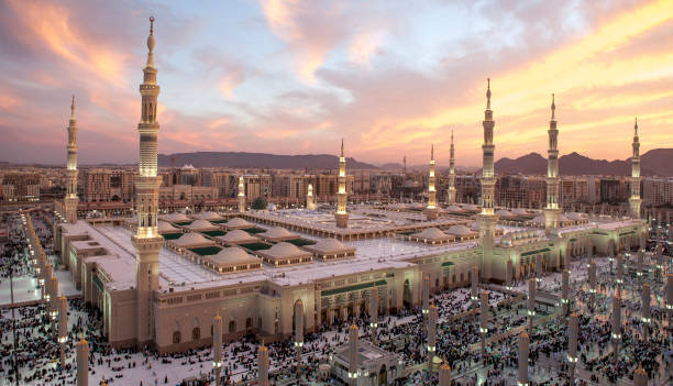 The Green Dome at Al-Masjid an-Nabawi