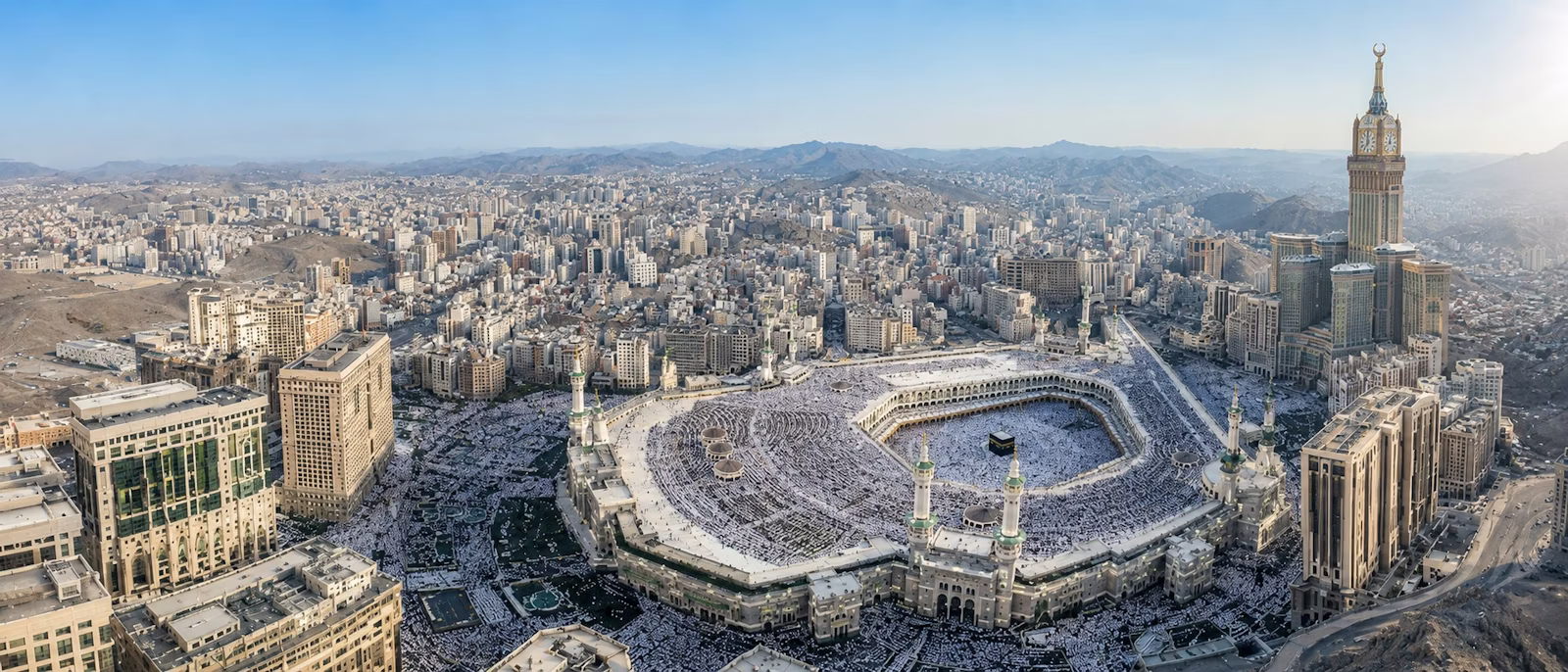 Aerial view of Masjid al-Haram
