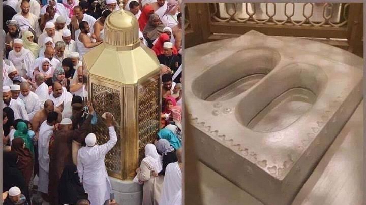 Maqam Ibrahim, the Station of Ibrahim, near the Ka'bah